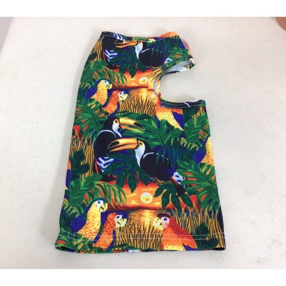 Rome SDS Balaclava Neck Warmer Tropical Toucan Print Mens One Size - Picture 3 of 7